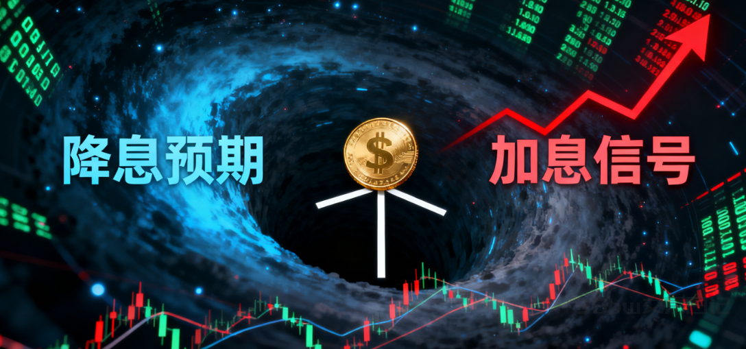 一句话交易日记：数据黑洞中的美联储内战：鸽声与鹰啸交织，黄金在十字路口徘徊。